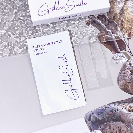 The Golden Smile Premium Zahnweiß-Streifen, Teeth Whitening Strips