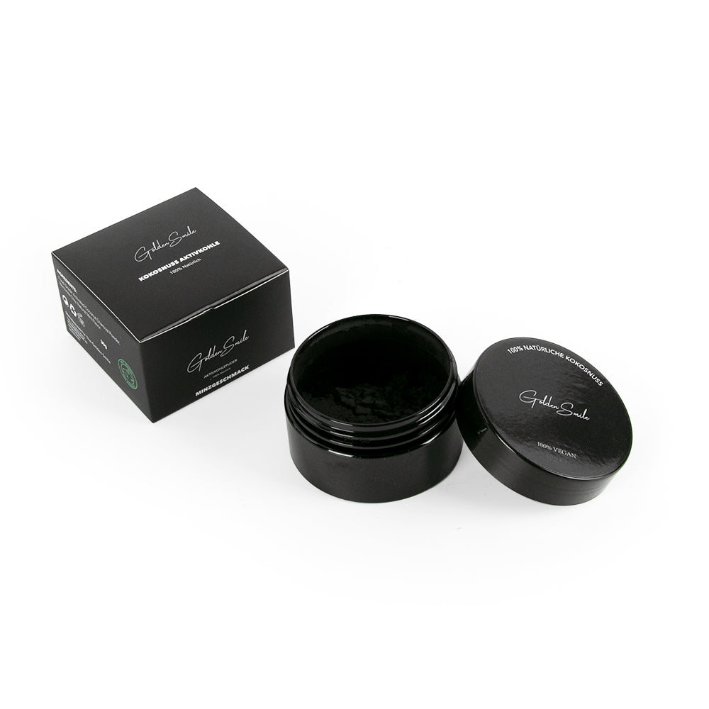 Natural Coconut Activated Charcoal Powder Teeth Whitening for White Teeth
