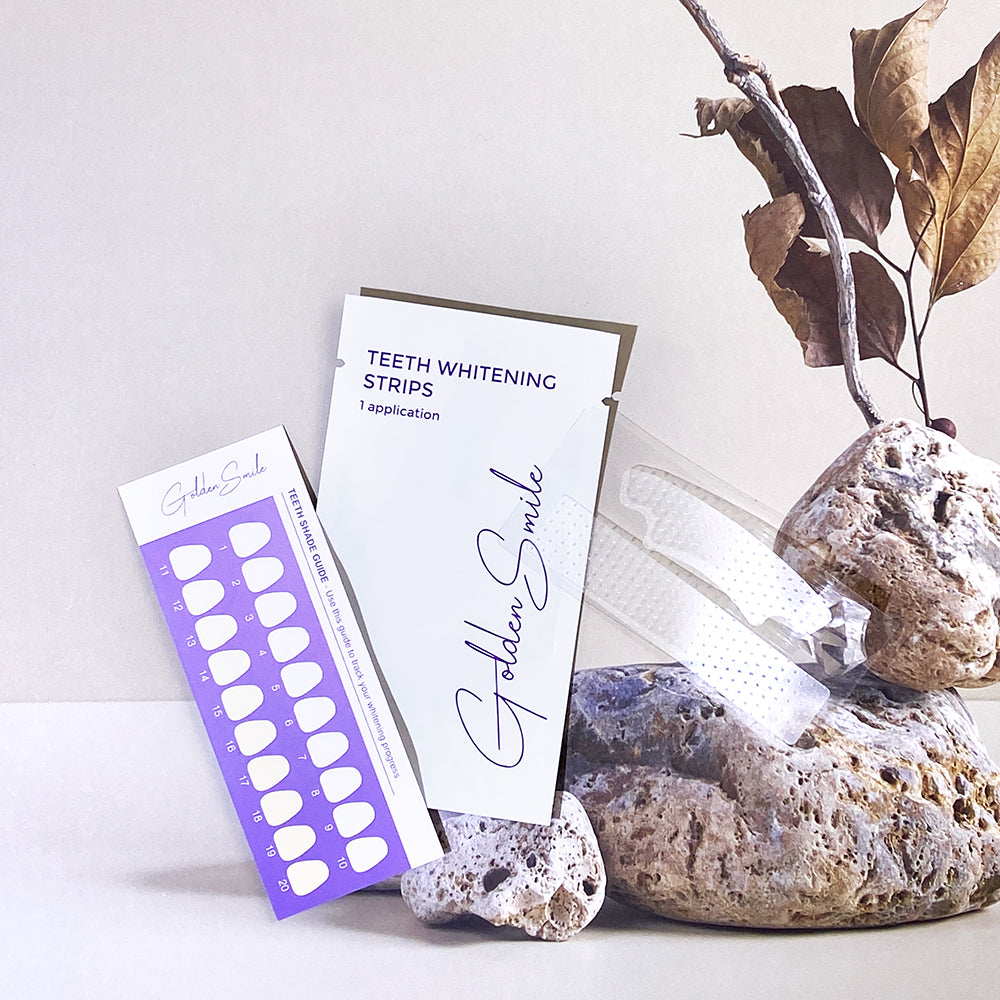 The Golden Smile Premium Zahnweiß-Streifen, Teeth Whitening Strips